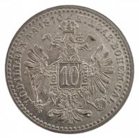 Ausztria 1870. 10kr Ag T:1-  Austria 1870. 10 Kreuzer Ag C:AU Krasue KM#2206