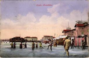 Grado, Strandleben / beach, bathers