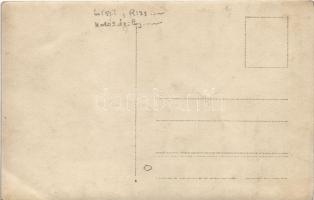 Budapest (?), liszt és rizs üzlet, villamossín. photo