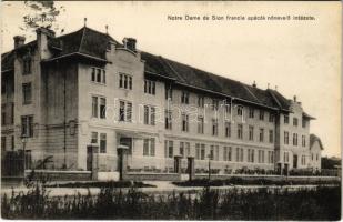 1914 Budapest XI. Notre Dame de Sion francia apácák nőnevelő intézete. Villányi út 35.