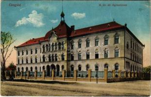 1917 Cegléd, M. kir. állami főgimnázium (EK)