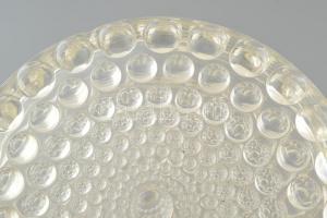 Német retró orchidea váza, jelzés nélkül, kopásnyomokkal, m: 14 cm