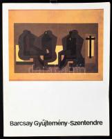 Barcsay Gyűjtemény, Szentendre. Kiállítási katalógus. A kiállítást rendezte és a katalógust összeáll.: Petényi Katalin. Szentendre, (1978), Pest Megyei Múzeumok Igazgatósága. Barcsay Jenő műveinek reprodukcióival gazdagon illusztrálva. Kiadói papírkötés. A művész, Barcsay Jenő (1900-1988) által aláírt példány!