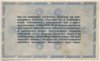 1946. 10.000.000AP T:III szép papír
Adamo P54