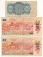 Csehszlovákia 1960. 10K + 1961. 3K + 1986. 10K + 1987. 50K (2x) + 1988. 20K T:III,III-
Czechoslovak...