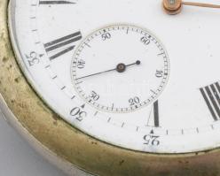 Patek Philippe zsebóra cca 1910. Jelzett szerkezettel, Szerkezet szám 108468. Szép számlappal, fém t...