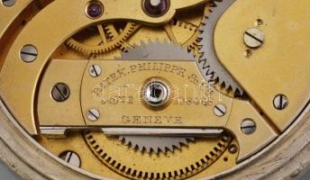 Patek Philippe zsebóra cca 1910. Jelzett szerkezettel, Szerkezet szám 108468. Szép számlappal, fém t...