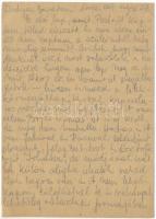 1944 Róth Lajos zsidó KMSZ (közérdekű munkaszolgálatos) tábori posta a süvetei tábori munkás század ...