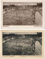 Hajdúszoboszló - 2 db RÉGI város képeslap / 2 pre-1945 town-view postcards