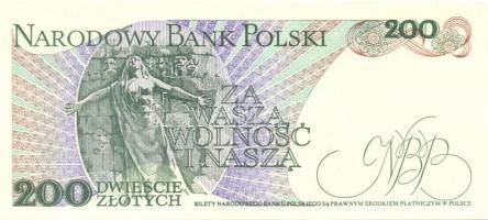 Lengyelország 6 db klf modern bankjegy T:1