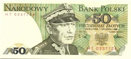 Lengyelország 6 db klf modern bankjegy T:1