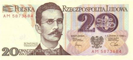 Lengyelország 6 db klf modern bankjegy T:1