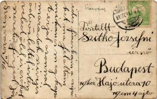 1916 Szászváros, Broos, Orastie; Osztrák-magyar katonák csoportja / WWI Austro-Hungarian K.u.K. mili...