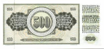 Jugoszlávia 17 db klf modern bankjegy T:1