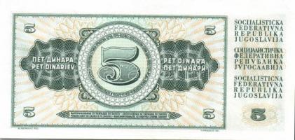 Jugoszlávia 17 db klf modern bankjegy T:1