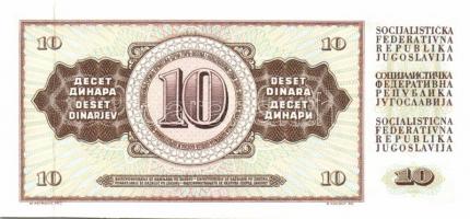 Jugoszlávia 17 db klf modern bankjegy T:1