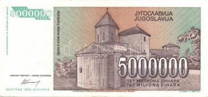 Jugoszlávia 17 db klf modern bankjegy T:1