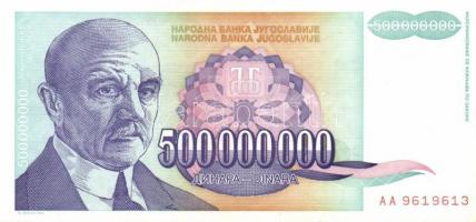 Jugoszlávia 17 db klf modern bankjegy T:1