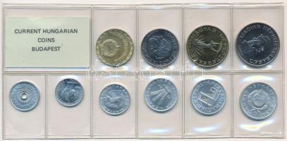 1986. 2f-20Ft (10xklf) érmés forgalmi sor fóliatokban T:1 Adamo FO19