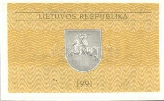 Litvánia 5 db klf modern bankjegy T:1