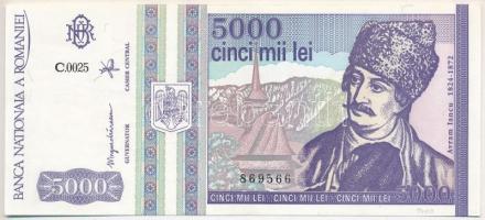 Románia 1993. 5000L C.0025 869566 T:II Romania 1993. 5000 Lei C.0025 869566 C:XF