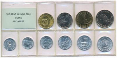 1987. 2f-20Ft (10xklf) érmés forgalmi sor fóliatokban T:1 
Adamo FO20