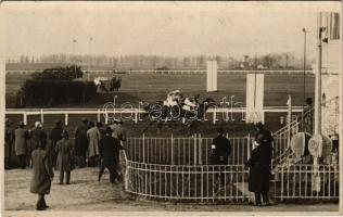 1928 Budapest IV. Káposztásmegyer, Gróf Esterházy emlékverseny, lóverseny / Hungarian horse race. Faragó (Újpest) photo