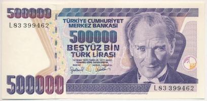 Törökország DN (2001) 500.000L L83 399462 T:I- Turkey ND (2001) 500.000 Lira L83 399462 C:AU Krause P#212a.3