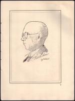 1929 Megfagyott Muzsikus. A Kir. József Műegyetem építészhallgatóinak kiadványa. 52 p. Számos illusz...