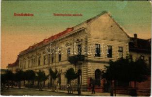 1916 Erzsébetváros, Dumbraveni; Takarékpénztár szálloda és kávéház / savings banks hotel and café + K.u.K. Husarenregiment Nr. 14. Schützeneskadron (EK)