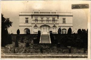 Balatonfüred, Bánó Gábor "Rodosto" villája. photo (vágott / cut)