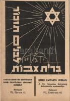 1942 Magyar izraeliták szentföldi településeit támogató egyesület kiadványa