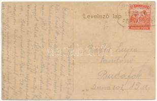 1919 Kaposfüred (Kaposvár), Templom, Majorság. Imler József kiadása (r)