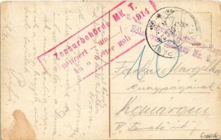 1914 Varcsaró, Verciorova, Varciorova (Orsova); látkép, vasútállomás / general view with railway sta...