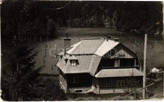 Gyilkos-tó, Ghilcos, Lacul Rosu; Gyilkostó penzió (volt Alexy villa) / villa, hotel. photo (vágott / cut)