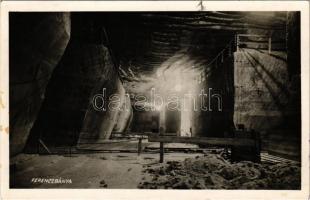 1939 Aknaszlatina, Akna Slatina, Slatinské Doly, Szolotvino, Solotvyno; Ferencbánya / salt mine, interior