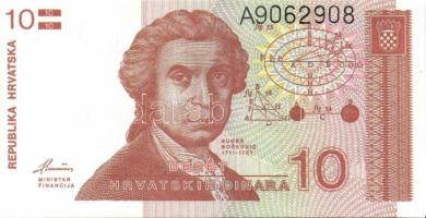 Horvátország 7 db klf modern bankjegy T:1