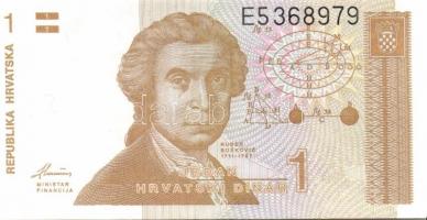 Horvátország 7 db klf modern bankjegy T:1