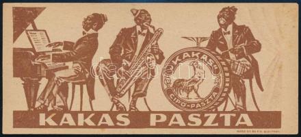 cca 1920-1930 Kakas paszta számolócédula, Klösz Gy. és Fia Bp.