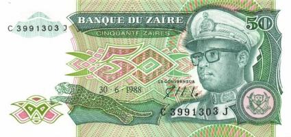 Zaire 8 db klf modern bankjegy T:1
