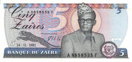 Zaire 8 db klf modern bankjegy T:1