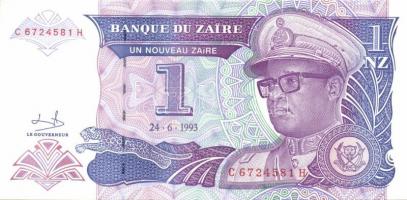 Zaire 8 db klf modern bankjegy T:1