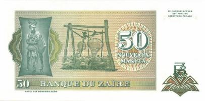 Zaire 8 db klf modern bankjegy T:1