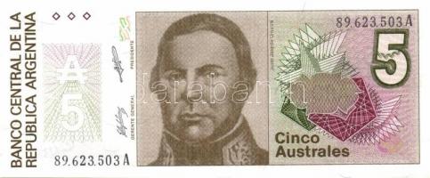 Argentína 13 db klf modern bankjegy T:1