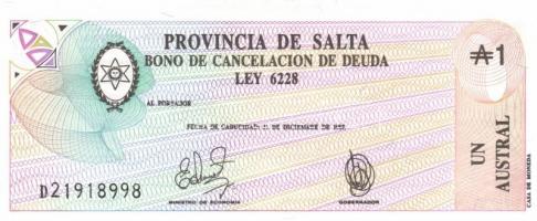 Argentína 13 db klf modern bankjegy T:1