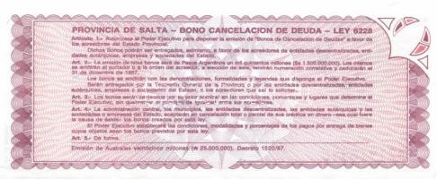 Argentína 13 db klf modern bankjegy T:1