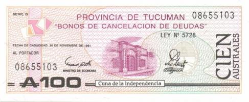 Argentína 13 db klf modern bankjegy T:1