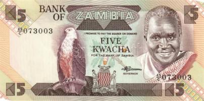 Zambia 6 db klf modern bankjegy T:1