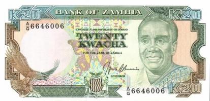 Zambia 6 db klf modern bankjegy T:1