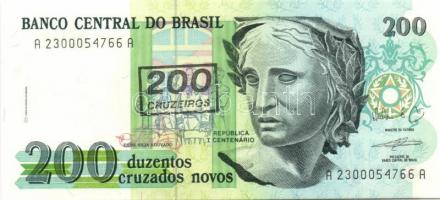 Brazília 21 db klf modern bankjegy T:1